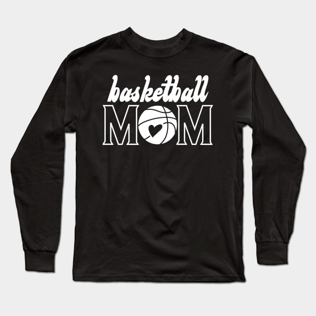 Basketball Mom Long Sleeve T-Shirt by kimmieshops